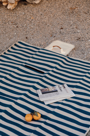 VINGA Alba GRS rPET Picknickdecke navy blau bedrucken, Art.-Nr. V4590015 VINGA Alba GRS rPET Picknickdecke navy blau bedrucken, Art.-Nr. V4590015