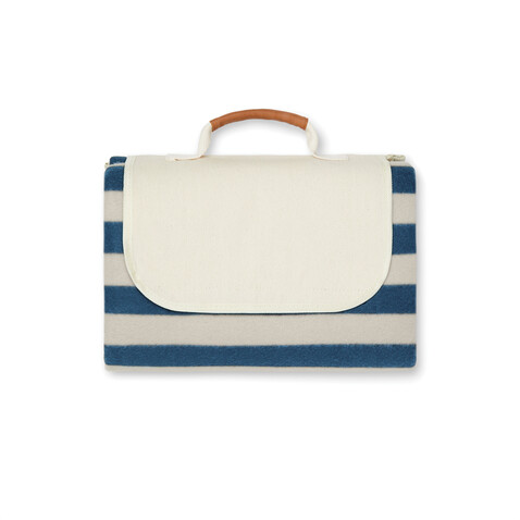 VINGA Alba GRS rPET kleine Picknickdecke navy blau bedrucken, Art.-Nr. V459015 VINGA Alba GRS rPET kleine Picknickdecke navy blau bedrucken, Art.-Nr. V459015