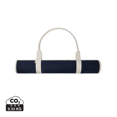 VINGA Volonne AWARE™ Strandmatte aus recyceltem Canvas blau, off white bedrucken, Art.-Nr. V459105 VINGA Volonne AWARE™ Strandmatte aus recyceltem Canvas blau, off white bedrucken, Art.-Nr. V459105