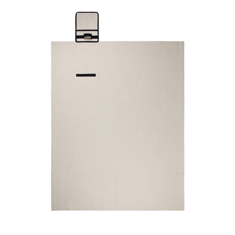 VINGA Volonne AWARE™ Picknickdecke aus recyceltem Canvas off white, schwarz bedrucken, Art.-Nr. V459113 VINGA Volonne AWARE™ Picknickdecke aus recyceltem Canvas off white, schwarz bedrucken, Art.-Nr. V459113
