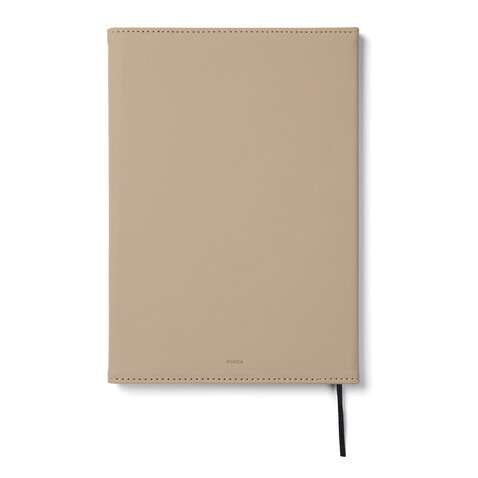 VINGA Baltimore GRS-zertifiziertes Papier & PU-Notizbuch greige bedrucken, Art.-Nr. V773109 VINGA Baltimore GRS-zertifiziertes Papier & PU-Notizbuch greige bedrucken, Art.-Nr. V773109