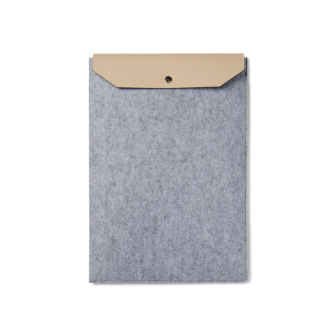 VINGA Albon 17" Laptop-Seeve aus GRS recyceltem Filz grau bedrucken, Art.-Nr. V788112 VINGA Albon 17" Laptop-Seeve aus GRS recyceltem Filz grau bedrucken, Art.-Nr. V788112