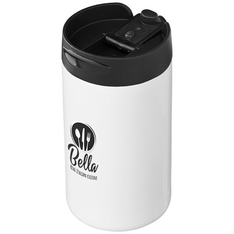 Mojave 250 ml RCS-zertifizierter Isolierbecher aus recyceltem Edelstahl, weiss bedrucken, Art.-Nr. 10076201 Mojave 250 ml RCS-zertifizierter Isolierbecher aus recyceltem Edelstahl, weiss bedrucken, Art.-Nr. 10076201