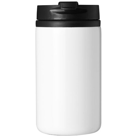 Mojave 250 ml RCS-zertifizierter Isolierbecher aus recyceltem Edelstahl, weiss bedrucken, Art.-Nr. 10076201 Mojave 250 ml RCS-zertifizierter Isolierbecher aus recyceltem Edelstahl, weiss bedrucken, Art.-Nr. 10076201