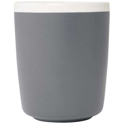 Lilio Keramiktasse 310 ml, grau bedrucken, Art.-Nr. 10077382 Lilio Keramiktasse 310 ml, grau bedrucken, Art.-Nr. 10077382