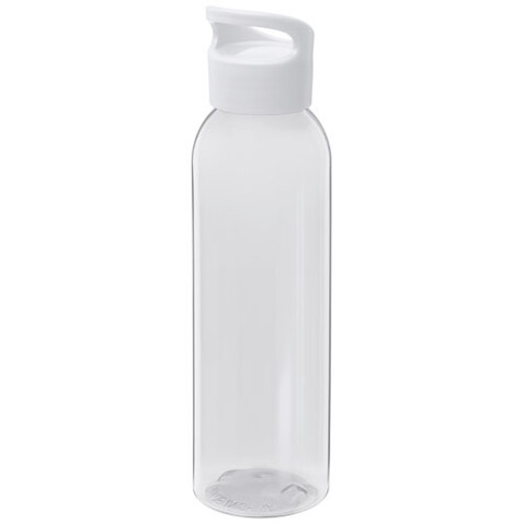 Sky 650 ml Sportflasche aus recyceltem Kunststoff, weiss bedrucken, Art.-Nr. 10077701 Sky 650 ml Sportflasche aus recyceltem Kunststoff, weiss bedrucken, Art.-Nr. 10077701