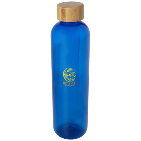 Ziggs 1000 ml Sportflasche aus recyceltem Kunststoff, blau bedrucken, Art.-Nr. 10077952 Ziggs 1000 ml Sportflasche aus recyceltem Kunststoff, blau bedrucken, Art.-Nr. 10077952