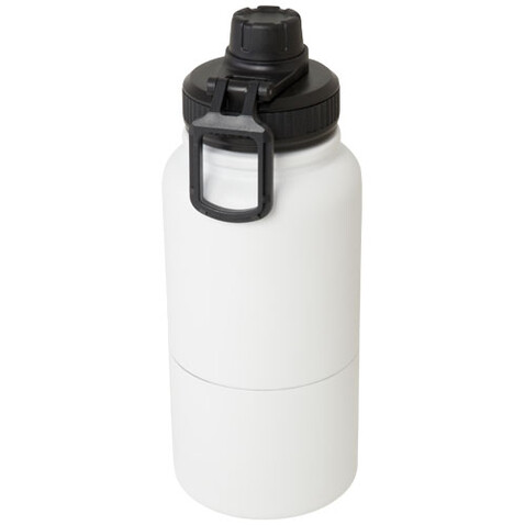 Dupeca 840 ml RCS-zertifizierte Isolierflasche aus Edelstahl, weiss bedrucken, Art.-Nr. 10078701 Dupeca 840 ml RCS-zertifizierte Isolierflasche aus Edelstahl, weiss bedrucken, Art.-Nr. 10078701
