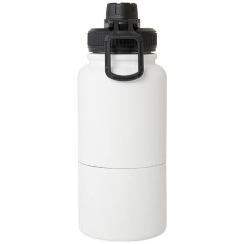 Dupeca 840 ml RCS-zertifizierte Isolierflasche aus Edelstahl, weiss bedrucken, Art.-Nr. 10078701 Dupeca 840 ml RCS-zertifizierte Isolierflasche aus Edelstahl, weiss bedrucken, Art.-Nr. 10078701