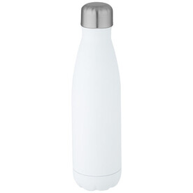 Cove 500 ml RCS-zertifizierte vakuumisolierte Edelstahlflasche, weiss bedrucken, Art.-Nr. 10079001