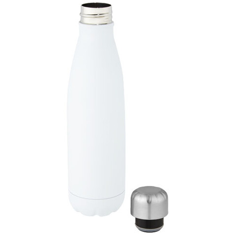 Cove 500 ml RCS-zertifizierte vakuumisolierte Edelstahlflasche, weiss bedrucken, Art.-Nr. 10079001 Cove 500 ml RCS-zertifizierte vakuumisolierte Edelstahlflasche, weiss bedrucken, Art.-Nr. 10079001
