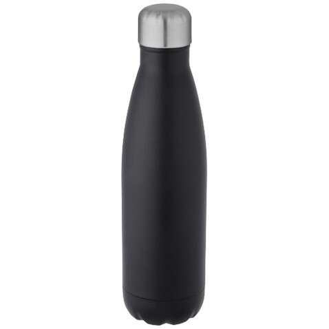 Cove 500 ml RCS-zertifizierte vakuumisolierte Edelstahlflasche, schwarz bedrucken, Art.-Nr. 10079090 Cove 500 ml RCS-zertifizierte vakuumisolierte Edelstahlflasche, schwarz bedrucken, Art.-Nr. 10079090