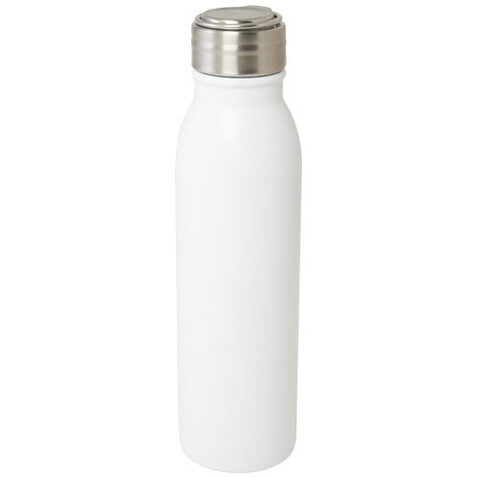 Harper 720 ml RCS-zertifizierte Sportflasche aus Edelstahl mit Metallschlaufe, weiss bedrucken, Art.-Nr. 10079201 Harper 720 ml RCS-zertifizierte Sportflasche aus Edelstahl mit Metallschlaufe, weiss bedrucken, Art.-Nr. 10079201