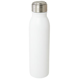 Harper 720 ml RCS-zertifizierte Sportflasche aus Edelstahl mit Metallschlaufe, weiss bedrucken, Art.-Nr. 10079201