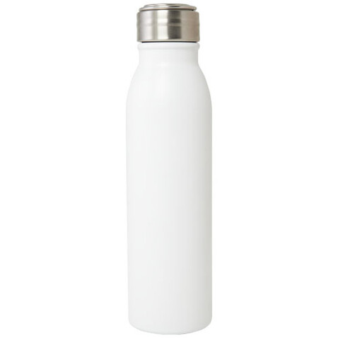 Harper 720 ml RCS-zertifizierte Sportflasche aus Edelstahl mit Metallschlaufe, weiss bedrucken, Art.-Nr. 10079201 Harper 720 ml RCS-zertifizierte Sportflasche aus Edelstahl mit Metallschlaufe, weiss bedrucken, Art.-Nr. 10079201