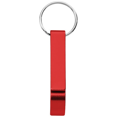 Tao Schlüsselanhänger mit Flaschen- und Dosenöffner aus recyceltem RCS Aluminium, rot bedrucken, Art.-Nr. 10457121 Tao Schlüsselanhänger mit Flaschen- und Dosenöffner aus recyceltem RCS Aluminium, rot bedrucken, Art.-Nr. 10457121