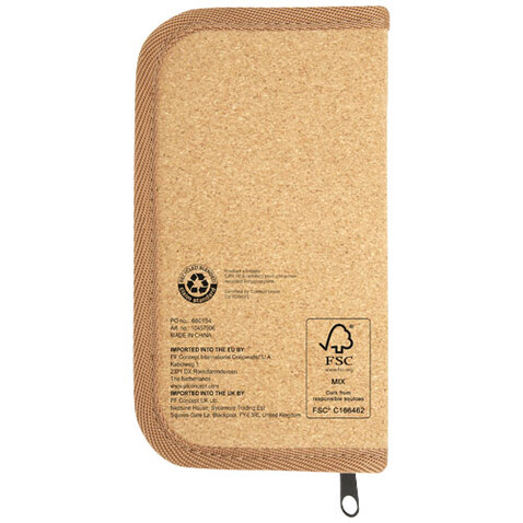 Spike 24-teiliges Werkzeugset aus recyceltem RCS Kunststoff mit Korketui, natur bedrucken, Art.-Nr. 10457906 Spike 24-teiliges Werkzeugset aus recyceltem RCS Kunststoff mit Korketui, natur bedrucken, Art.-Nr. 10457906