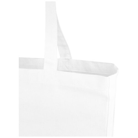 Odessa 220 g/m² recycelte Baumwoll Tragetasche 13L, weiss bedrucken, Art.-Nr. 12071001