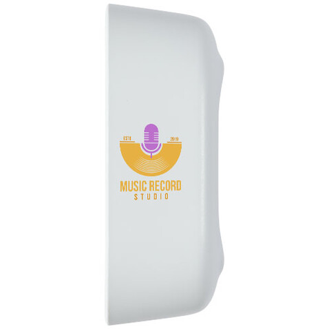 Stark 2.0 3 W Mini-Bluetooth®-Lautsprecher aus recyceltem RCS Kunststoff, weiss bedrucken, Art.-Nr. 12430501 Stark 2.0 3 W Mini-Bluetooth®-Lautsprecher aus recyceltem RCS Kunststoff, weiss bedrucken, Art.-Nr. 12430501