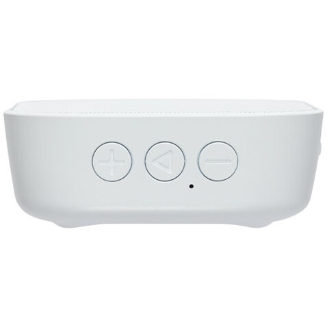Stark 2.0 3 W Mini-Bluetooth®-Lautsprecher aus recyceltem RCS Kunststoff, weiss bedrucken, Art.-Nr. 12430501 Stark 2.0 3 W Mini-Bluetooth®-Lautsprecher aus recyceltem RCS Kunststoff, weiss bedrucken, Art.-Nr. 12430501