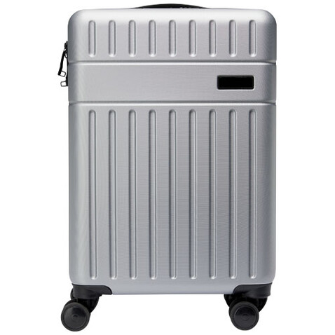 Rover 20" Kabinentrolley GRS Recycelt 40 L, silber bedrucken, Art.-Nr. 13004981