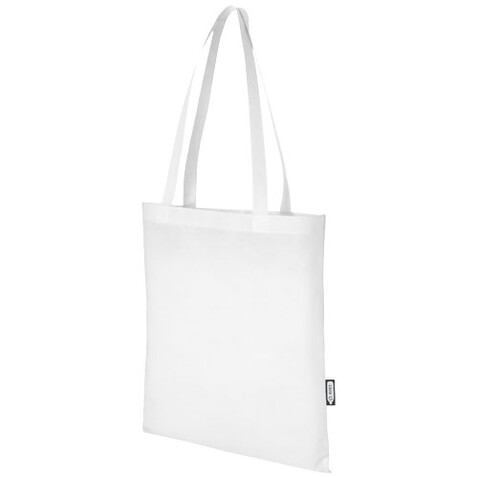 Zeus Non Woven große Tragetasche 6L aus GRS Recyclingmaterial 6 L, weiss bedrucken, Art.-Nr. 13005101 Zeus Non Woven große Tragetasche 6L aus GRS Recyclingmaterial 6 L, weiss bedrucken, Art.-Nr. 13005101