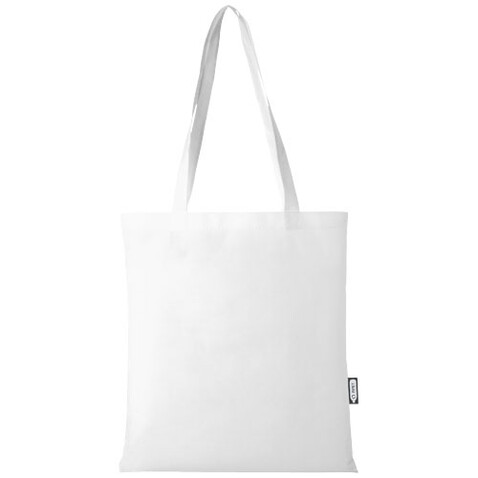 Zeus Non Woven große Tragetasche 6L aus GRS Recyclingmaterial 6 L, weiss bedrucken, Art.-Nr. 13005101 Zeus Non Woven große Tragetasche 6L aus GRS Recyclingmaterial 6 L, weiss bedrucken, Art.-Nr. 13005101