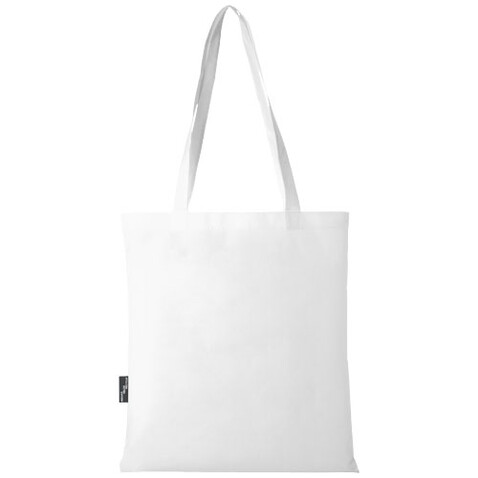 Zeus Non Woven große Tragetasche 6L aus GRS Recyclingmaterial 6 L, weiss bedrucken, Art.-Nr. 13005101 Zeus Non Woven große Tragetasche 6L aus GRS Recyclingmaterial 6 L, weiss bedrucken, Art.-Nr. 13005101