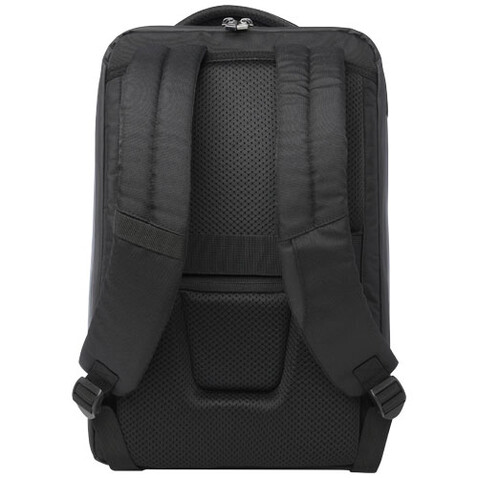 Expedition Pro 15,6" kompakter Laptop-Rucksack GRS Recyclingmaterial 12 L, schwarz bedrucken, Art.-Nr. 13005590