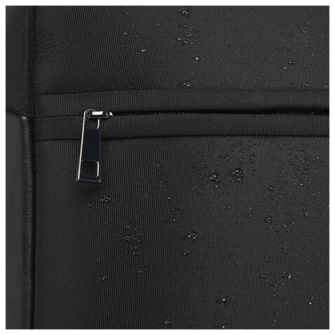 Expedition Pro 15,6" kompakter Laptop-Rucksack GRS Recyclingmaterial 12 L, schwarz bedrucken, Art.-Nr. 13005590