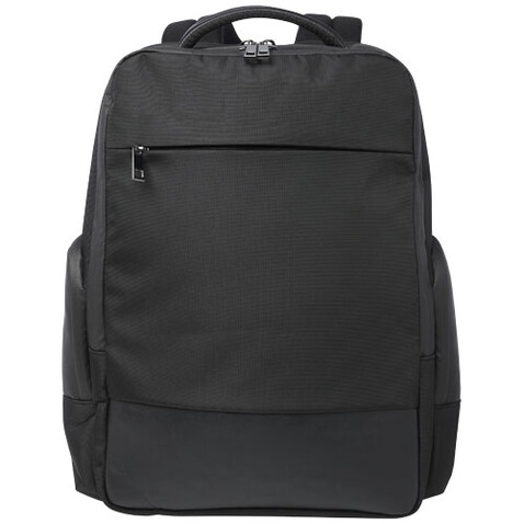 Expedition Pro 15,6" Laptop-Rucksack aus GRS Recyclingmaterial 25 L, schwarz bedrucken, Art.-Nr. 13005690