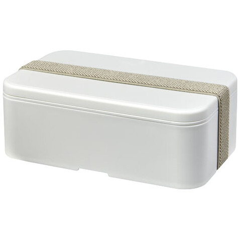 MIYO Renew Lunchbox, elfenbeinweiß, kieselgrau bedrucken, Art.-Nr. 21018102 MIYO Renew Lunchbox, elfenbeinweiß, kieselgrau bedrucken, Art.-Nr. 21018102