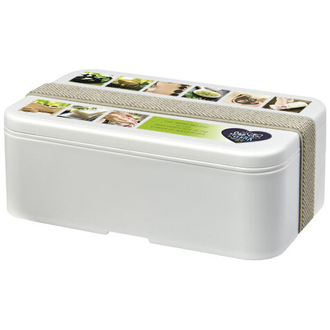 MIYO Renew Lunchbox, elfenbeinweiß, kieselgrau bedrucken, Art.-Nr. 21018102 MIYO Renew Lunchbox, elfenbeinweiß, kieselgrau bedrucken, Art.-Nr. 21018102