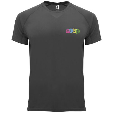 Bahrain Sport T-Shirt für Kinder, Dark Lead bedrucken, Art.-Nr. K04074BD