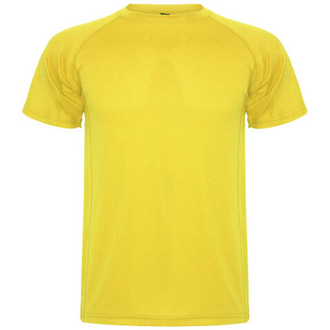 Montecarlo Sport T-Shirt für Kinder, gelb bedrucken, Art.-Nr. K04251BD