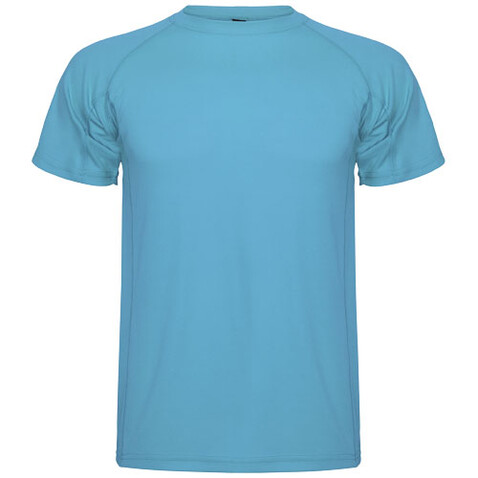 Montecarlo Sport T-Shirt für Kinder, türkis bedrucken, Art.-Nr. K04254UM