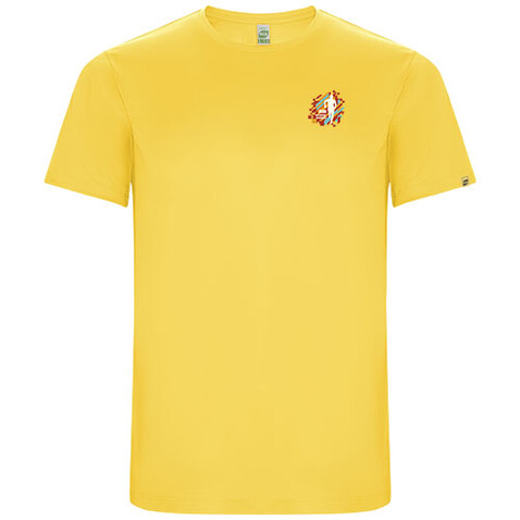 Imola Sport T-Shirt für Kinder, gelb bedrucken, Art.-Nr. K04271BD