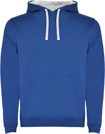 Urban Kapuzenpullover für Kinder, royalblau, weiss bedrucken, Art.-Nr. K10678CG Urban Kapuzenpullover für Kinder, royalblau, weiss bedrucken, Art.-Nr. K10678CG