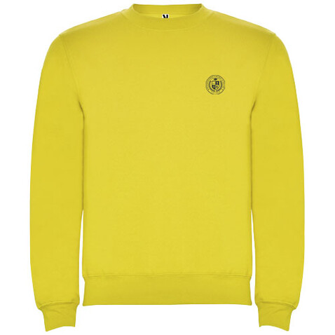 Clasica Sweatshirt mit Rundhalsausschnitt für Kinder, gelb bedrucken, Art.-Nr. K10701BC