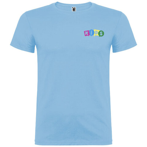 Beagle T-Shirt für Kinder, himmelblau bedrucken, Art.-Nr. K65542HC