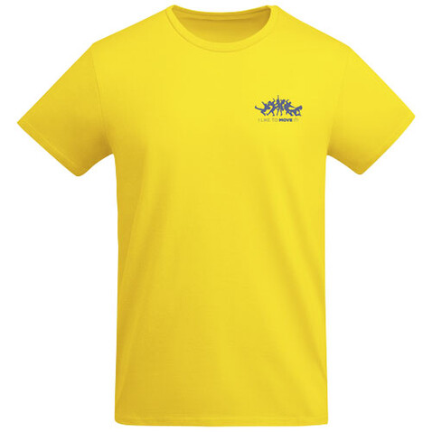 Breda T-Shirt aus Bio-Baumwolle für Kinder, gelb bedrucken, Art.-Nr. K66981BC