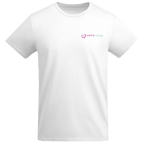 Breda T-Shirt aus Bio-Baumwolle für Kinder, weiss bedrucken, Art.-Nr. K66981ZE