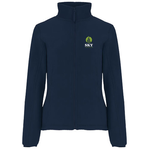 Artic Fleecejacke für Damen, Navy Blue bedrucken, Art.-Nr. R64131R1