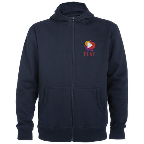 Montblanc Kapuzensweatjacke Unisex, Navy Blue bedrucken, Art.-Nr. R64211R1 Montblanc Kapuzensweatjacke Unisex, Navy Blue bedrucken, Art.-Nr. R64211R1