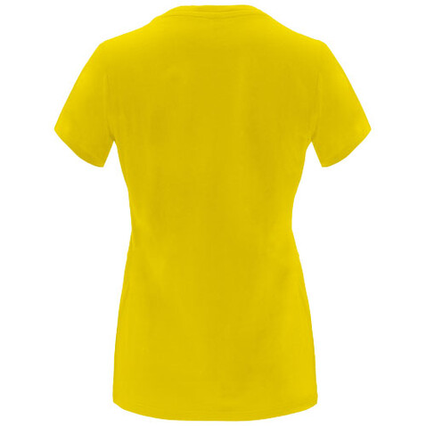 Capri T-Shirt für Damen, gelb bedrucken, Art.-Nr. R66831B1