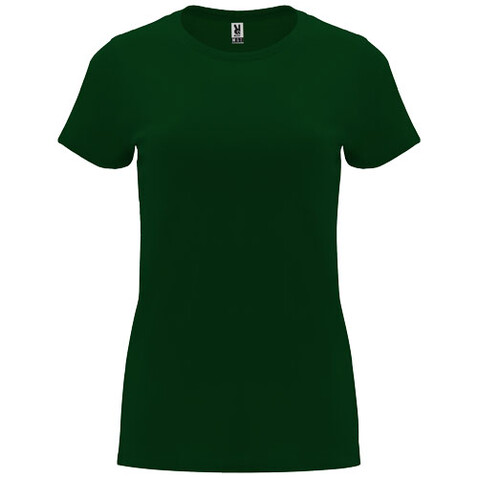 Capri T-Shirt für Damen, dunkelgrün bedrucken, Art.-Nr. R66834Z5