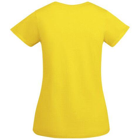 Breda T-Shirt aus Bio-Baumwolle für Damen, gelb bedrucken, Art.-Nr. R66991B1