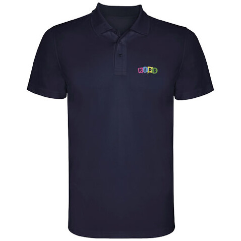 Monzha Sport Poloshirt für Kinder, Navy Blue bedrucken, Art.-Nr. K04041RM