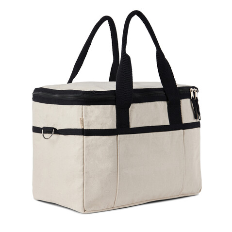 VINGA Volonne AWARE™ Kühlkorb aus recyceltem Canvas off white, schwarz bedrucken, Art.-Nr. V422103 VINGA Volonne AWARE™ Kühlkorb aus recyceltem Canvas off white, schwarz bedrucken, Art.-Nr. V422103