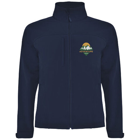 Rudolph Softshelljacke Unisex, Navy Blue bedrucken, Art.-Nr. R64351R1 Rudolph Softshelljacke Unisex, Navy Blue bedrucken, Art.-Nr. R64351R1